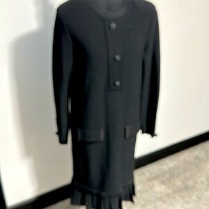 This is a Classic Steve Fabrikant.  dress sold by I Magnin. Looks like St. John